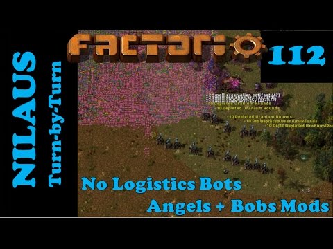 Factorio S6E112 - Depleted Uranium Ammo vs. Aliens