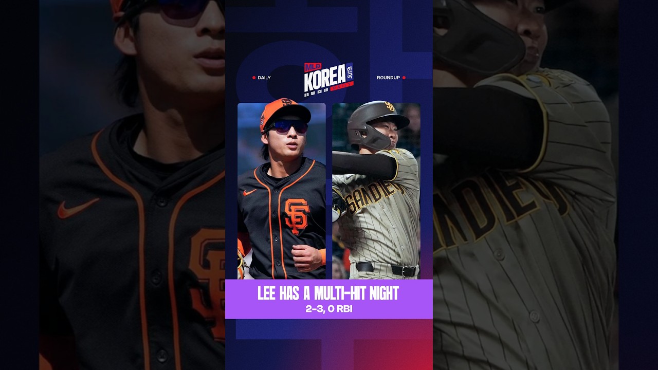 Lee Has A Multi-Hit Night | 이정후 Lee · Song | August 2, 2026 Daily Roundup | 한국인 MLB 하이라이트