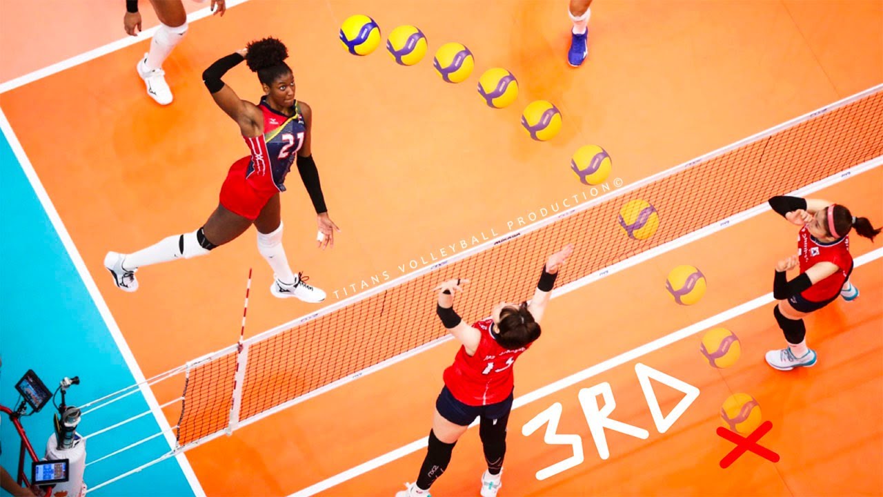 😱 MONSTER Volleyball 3rd Meter Spikes 😱 Women's VNL 2021