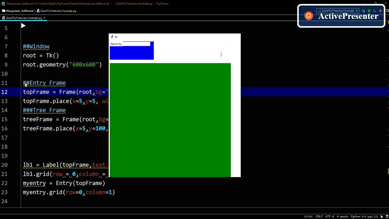Dynamic treeview Search Functionality