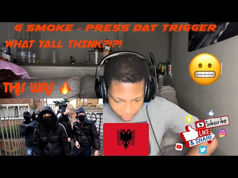 ALBANIAN DRILL REACTION G Smoke - Press Dat Trigger (Official Video) | LMERicoTv Reaction
