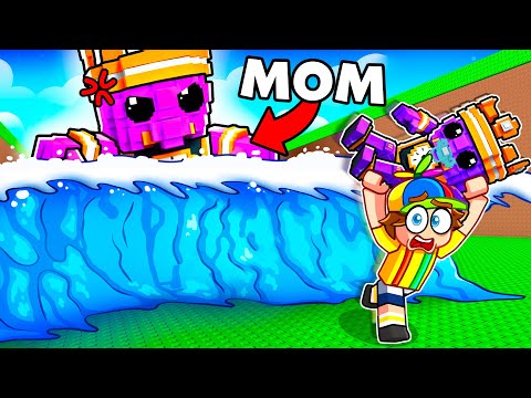 Johnny Plays New SIZE Update in Escape Tsunami for Brainrots!