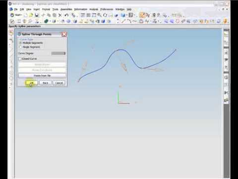 Unigraphics Tutorials Tutorial 9 Splines