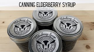 Canning Elderberry Syrup With Recipe