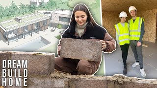 BUILDING MY DREAM HOME IN THE UK! The Garage Is BUILT & Learning To Brick Lay!
