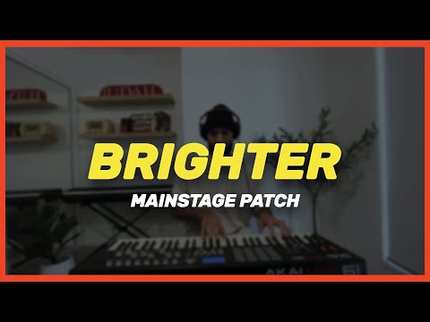 “Brighter” Hillsong Young & Free - Mainstage Patch Keyboard Cover