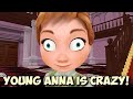 MMD Frozen "Young Anna Is Crazy!" - Francium funny animated cartoon meme animation Disney