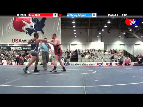 Sam Stoll vs. Anthony Edgren at 2013 Las Vegas/ASICS U.S. Open
