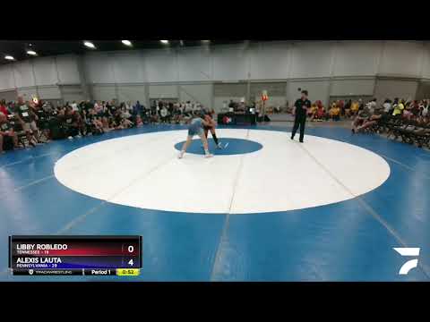 105 Lbs Round 3 (8 Team) - Libby Robledo, Tennessee Vs Alexis Lauta, Pennsylvania 17cc