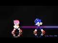 MMD Sonic And Amy Bad Apple