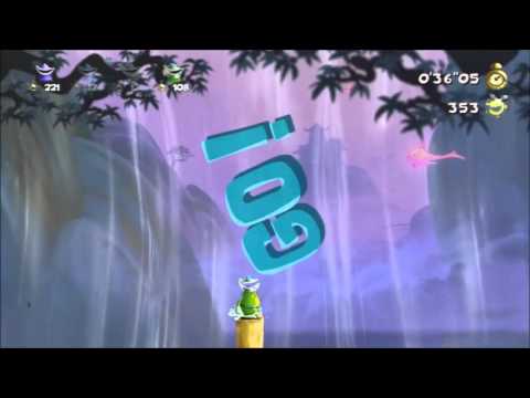 Rayman Legends Daily Challenge 14/2/16 - The Dojo - 682 lums (solo co-op)