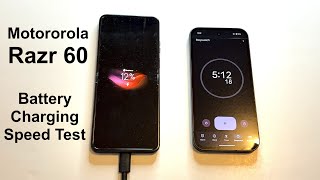Motorola Razr 2025 - Battery Charging Speed Test