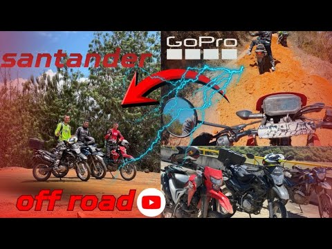 Zapatoca Santander ruta off road 🔥⛰️#offroad #enduro #honda #rutasenmoto #motos 