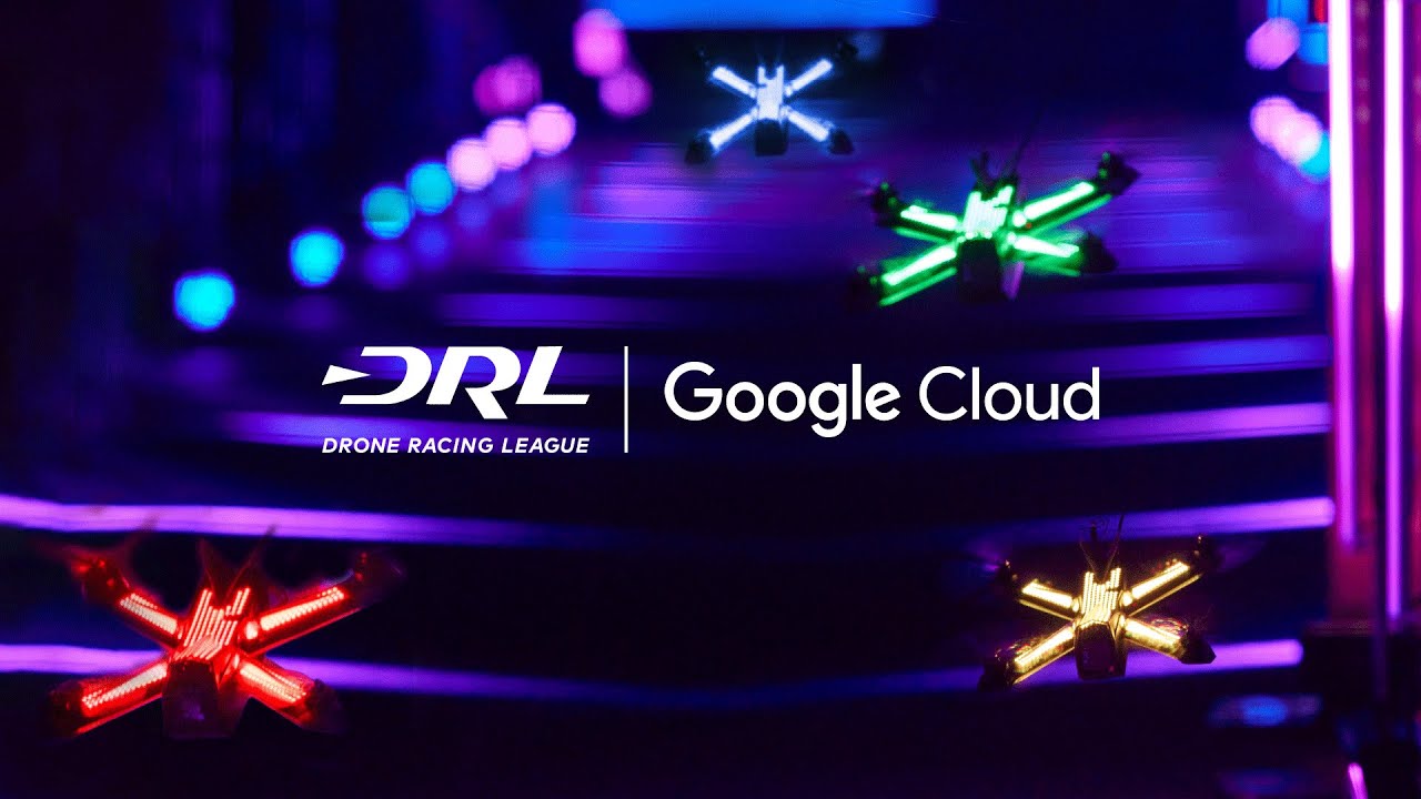 Drone Racing League and Google Cloud partnership video