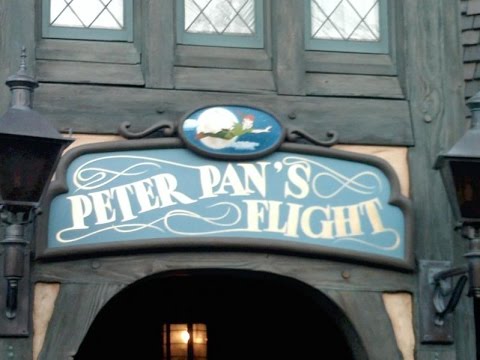 Peter Pan's Flight (with New Effects) Disneyland 2015