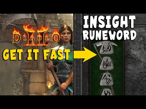 Get the Insight Runeword Easily + 4 Socket Polearm in Diablo 2 Resurrected / D2R
