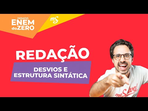 AO VIVO | Redação - ENEM 2020 | Desvios e Estrutura Sintática | Desafio ENEM do ZER0 | Me Salva!