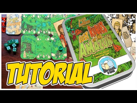 Lost Rubies of the Amazon TUTORIAL- Solo Player Mint Tin Game