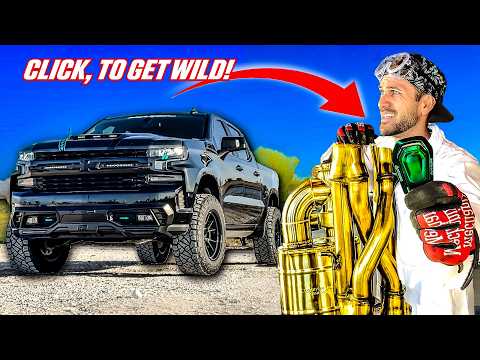This Silverado Exhaust Sounds ILLEGAL (Valved Setup)
