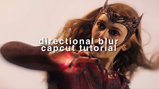 directional blur on capcut [ + fade out, flash ]