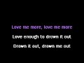 Mitski - Love Me More (karaoke)