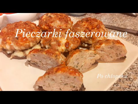 Pieczarki faszerowane