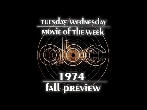 1974 ABC Tuesday/Wednesday Movie of the Week Fall Preview (HD)