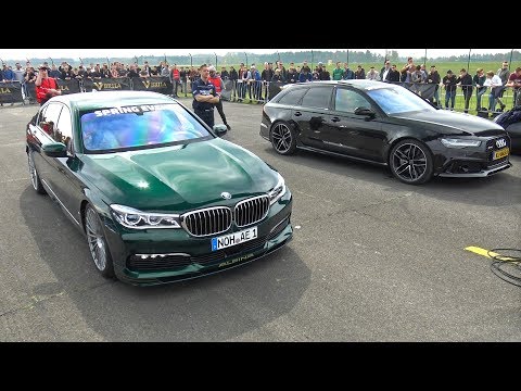 Audi RS6 Avant C7 vs Alpina B7 BiTurbo vs Nissan GT-R