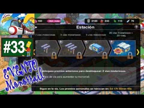 Los Simpson Springfield "Monorrail: Cap. 33 - 31 vías misteriosas y 20 rosquillas" por Tony