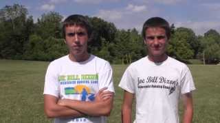 preview picture of video 'Festus' Tyler Gillam & Michael Karls keep streaking! 3-4 in 4A 5k @ 2013 Hancock XC Inv'