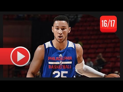 Ben Simmons Full SL Highlights vs Heat (2016.07.15) - 15 Pts, 10 Reb, 6 Ast