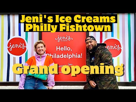 Jeni's Ice Creams Grand Opening in Philly Fishtown!  EPIC TURNOUT!