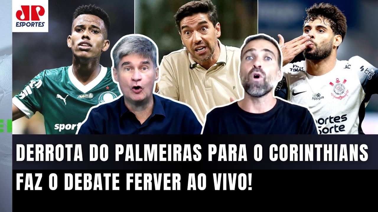 "ISSO É UMA IDIOTICE!!! SÓ UM BURRO acha que o Palmeiras..." DERROTA pro Corinthians FERVE DEBATE!