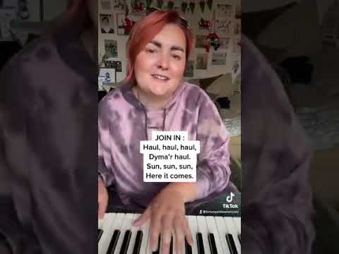 Here Comes The Sun sung in Welsh - Bronwen Lewis