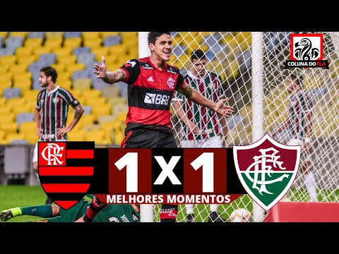 FLAMENGO 1X1 FLUMINENSE - MELHORES MOMENTOS - FINAL TAÇA RIO 2020