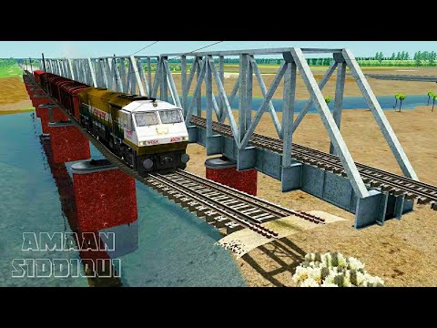 TRAINS Vs BROKEN BRIDGES AND ACCIDENTS #1 - Train Simulator | Indian Railways