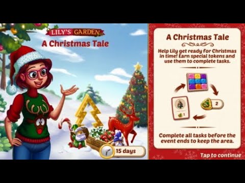 Lily's Garden Christmas Tale Part 1 Walkthrough