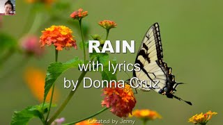 RAIN (lyrics) - DONNA CRUZ
