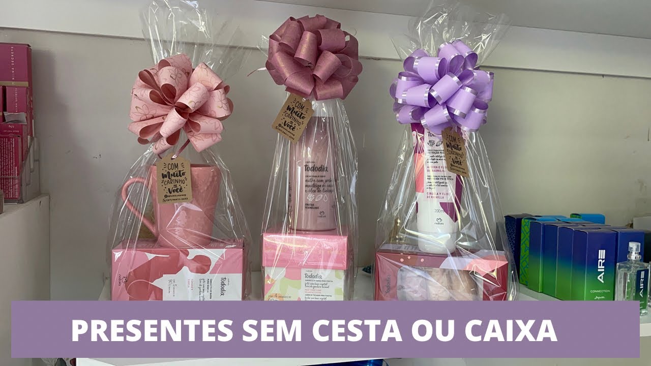 FAÇA SEUS PRESENTES DE NATAL SEM CESTA OU CAIXA