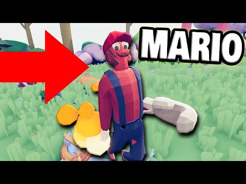 MARIO vs Every faction - TABS Unit Creator Update Gameplay
