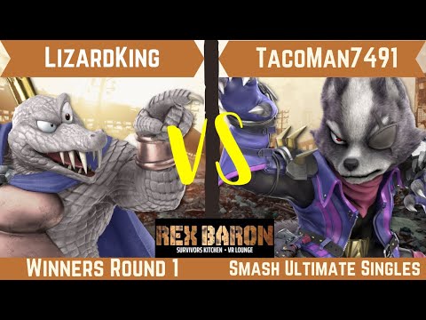 Rex Baron 11 Winners Round 1 - LizardKing (King K. Rool) Vs. Tacoman7491 (Wolf)