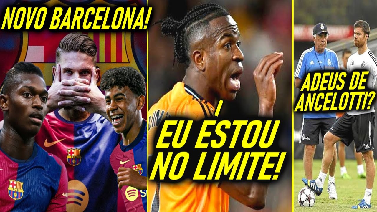 VINI JR PRECISA SAIR? - GRANDES NOTICIAS pro BARCELONA! - XABI ALONSO no REAL - MERCADO da BOLA!