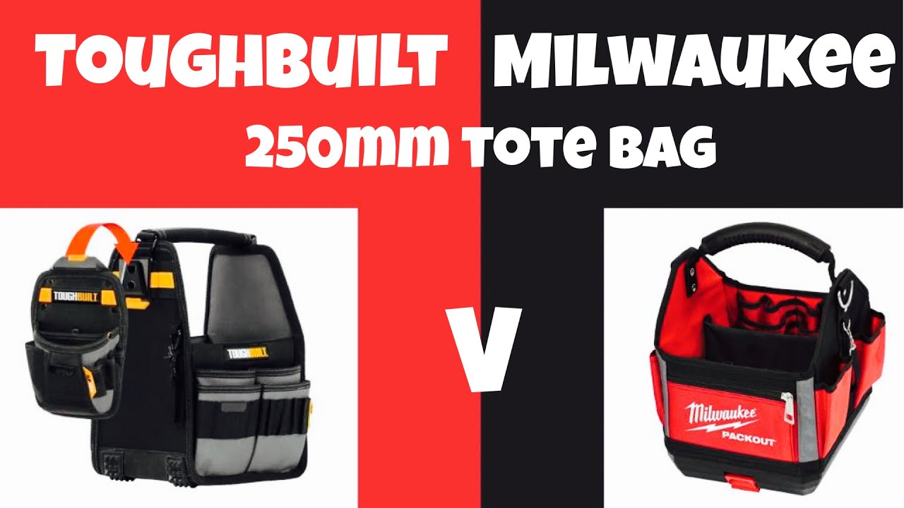 Which tote bag should you buy? #milwaukeepackout #toughbuilt #toolbag
