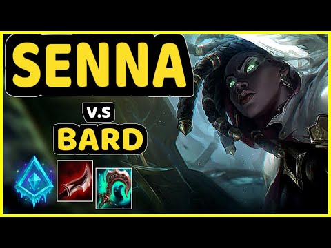 JACTROLL (SENNA) vs BARD - BOTTOM SUPPORT CHALLENGER GAMEPLAY - EUW
