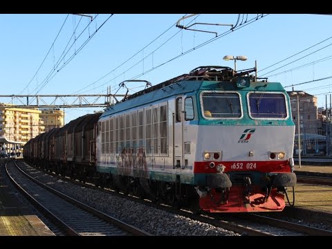 E.652-024 + CARRI CHIUSI ARRIVO E SOSTA STAZIONE DI MILANO LAMBRATE