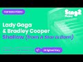 Shallow - Lady Gaga, Bradley Cooper | A Star Is Born (Karaoke Piano)