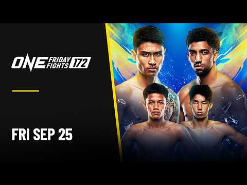 ONE Friday Fights 172: Superlek vs. Rhouni