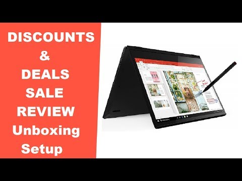 Lenovo Flex 14 2-in-1 Convertible Laptop 81SS000DUS REVIEW DEALS DISCOUNTS SALE UNBOXING SETUP