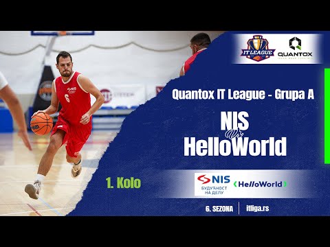 05.11.2022 QUANTOX ITLIGA Grupa A  19:00  NIS - HELLOWORLD