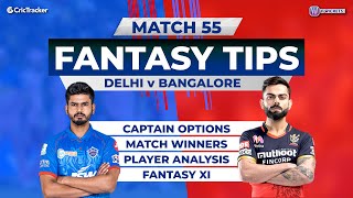 Delhi v Bangalore Team Prediction, 11Wickets Fantasy Cricket Tips, Indian T20 League,11Wickets Tips